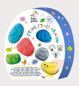 Hakuyoka Crazy Mold - 6 Stone Stack Crayon