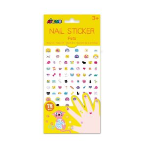 Large Nail Stickers - Pets (78 pieces)