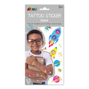 Tattoo Sticker - Space (53 pcs)